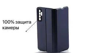 Чехол книжка Tecno Camon 17P Red Line Book Cover темно синий 610107