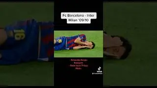 Busquets vs Inter #busquets #thiagomotta #dive #inter #fcbarcelona #redcard #mourinho #guardiola