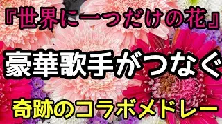 世界に一つだけの花豪華歌手のコラボメドレー♪SMAP