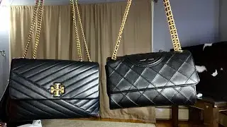 FLEMING SOFT CONVERTIBLE BAG x KIRA CHEVRON CONVERTIBLE SHOULDER BAG - Tory Burch - Unboxing