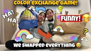 COLOR EXCHANGE GAME WITH MY NANDA❤️|| YOU WON&rsquo;T BELIEVE THE GIFTS WHAT WE EXCHANGE 👀|| FUNNY GAMES😆