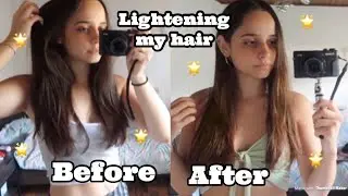 Bleaching my dark hair at home with hydrogen peroxide
