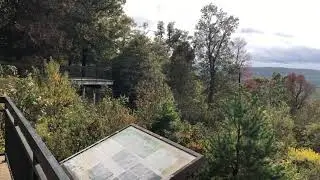Ozark Mountains Arkansas. Rotary Ann Overlook. Dover Arkansas. Oct-2021