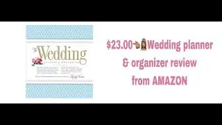 Wedding planner FULL REVIEW👈🏽$22.00 AMAZON wedding planner&bull;Budget Bride Wedding Series