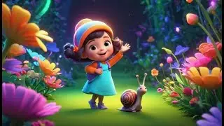 Slow Snail&rsquo;s Garden Crawl | Fun Nursery Rhyme for Kids | Educational Songs for Toddlers