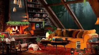 Rainy Caf&eacute; Lofi Jazz 🌧️ Smooth Jazz Piano with Coffee Shop Ambience for Deep Focus