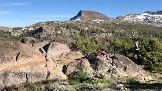 Exploring above Carson Pass in the Sierra Nevada