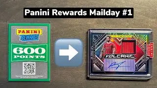 Panini Rewards Mailday #1 - How To Make Good Use of Points