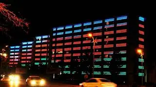Karl Marx Buildings Facade Lighting (Karl Marx Binaları Cephe Aydınlatma)