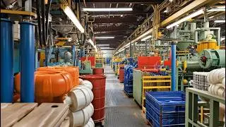 How to Make Plastic  - Tour of the Plastic  Factory