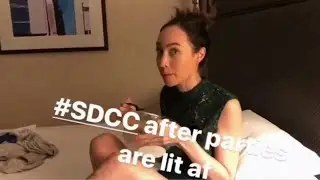 Courtney ford watching Back to the future #21