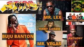REGGAE STING 1998 LIVE CONCERT. BUJU BANTON. MAD COBRA. VEGAS. MR LEX. ANTHONY B. TERRY GANZIE