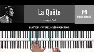The Impossible Dream - The Quest -  La Qu&ecirc;te (Piano Sheet - Piano Solo - Cover - Tutorial)