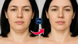 Easy Way Remove Double Chin in Photoshop | Photoshop Shorts Tutorial