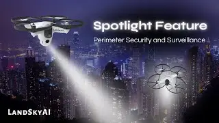 LandSkyAI's Spotlight Feature Redefines Aerial Innovation with Our Exceptional Lightweight Drone!