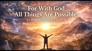 For With God All Things Are Possible - Minus One