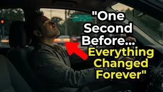 One Second Before the Crash: His Eyes Were Closed