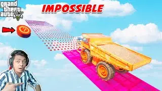 99.9% People Cannot Complete This Impossible Dump Truck Parkour Race in GTA 5