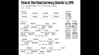 CPR - Time Is The Final Currency 1998 David Crosby comp (w chords)