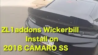 ZL1addons Wickerbill for 6th Gen Camaro SS