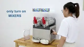 Slush Machine-Quick clean of slushie machine