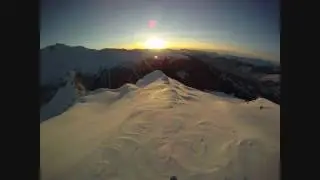 speed riding Beautiful evening run!