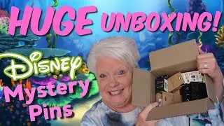 My HUGE Disney Mystery Pin UNBOXING! Blind Box Pins! Princess & More