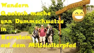 Wandern auf dem Mittelalterpfad in Herrstein ,  mir hann viel Spa&szlig;  un 😂 schw&auml;tze Saarl&auml;ndisch 👌