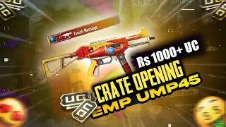 EMP - UMP 45 Upgrade & UAZ Upgrade crate opening #pubg #bgmi