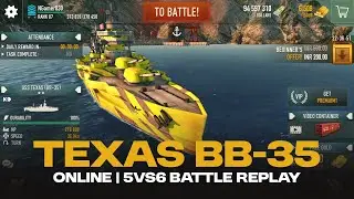 USS Texas BB-35 Online Battle | Battle of Warships
