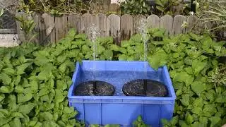 LUXJET updated 2.5W solar pump performance----best seller of outdoor pond in uk and france market