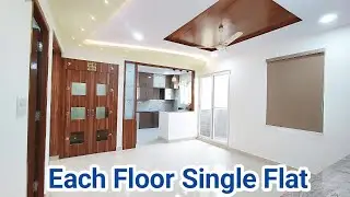 Each Floor Single Flat || 70 Sq Yards UDS || 3BHK Furnished Flat for Sale in Miyapur || Pooja Room