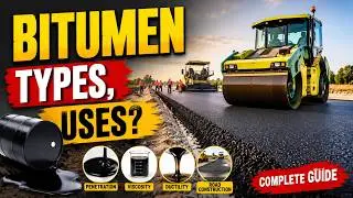 What is Bitumen and types of bitumen,in hindi full explanation