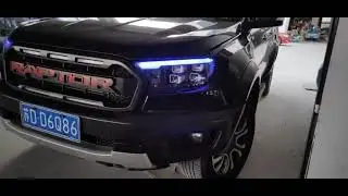 ford endeavour led headlights 4 lens type