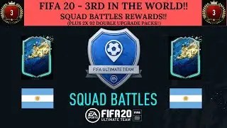 FIFA 20 - 3RD IN THE WORLD!! TOP 100 SQUAD BATTLES REWARDS!! 5X TOTSSF