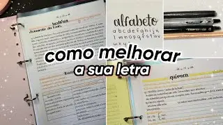 COMO MELHORAR A SUA LETRA | letra de computador 💫