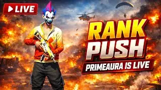 🔴 PRIMEAURA IS LIVE 🔥 Rank Push with Random Players | Free Fire Live#shorts#gyangaming