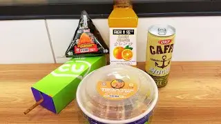 Eating at CU Convenience Store in Malaysia 🇲🇾