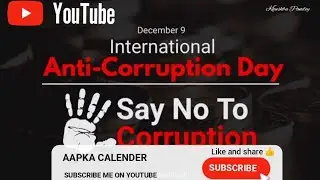 Anti corruption day speech in hindi.....@aapkacalendaralleventsbykh1089 #anticorruptionday