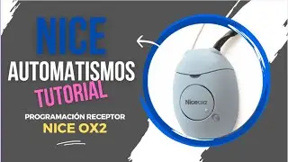 Configuración y programación MANDOS GARAJE en receptor NICE OX2