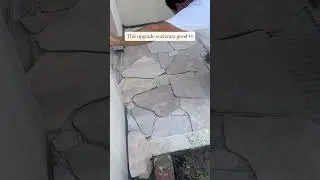 Our Crazy Pave tiles absolutely transformed this entrance! 😍