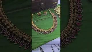 Ruby Mango Necklace 🔖 Code: TDN007💰 Price: ₹289🌸 Category: Affordable