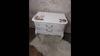 Reconditionare noptiere top #diy cum am reconditionat si vopsit