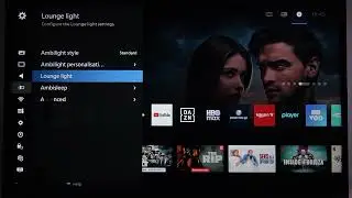PHILIPS 32PFS6939 - Configure Ambilight Settings