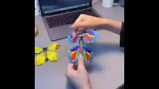SpiderJuice&reg; Self Powered Flying Magic Butterfly Surprise Gifting Toy