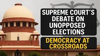 Supreme Court's Debate on Unopposed Elections Democracy at Crossroads