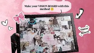 Make your VISION BOARD with this method😲💕| This method will make you successful🤫|Hafsa's world🌸
