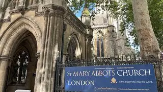 St Mary Abbots church, located on Kensington High Street, London.