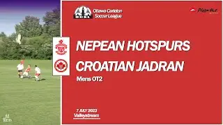 HIGHLIGHTS | Nepean Hotspurs vs Croatian Jadran | OCSL OT2