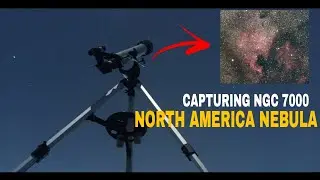 North American Nebula Through My Telescope in Hindi 🔭 | टेलिस्कोप से C20 की तस्वीर कैसे लें 